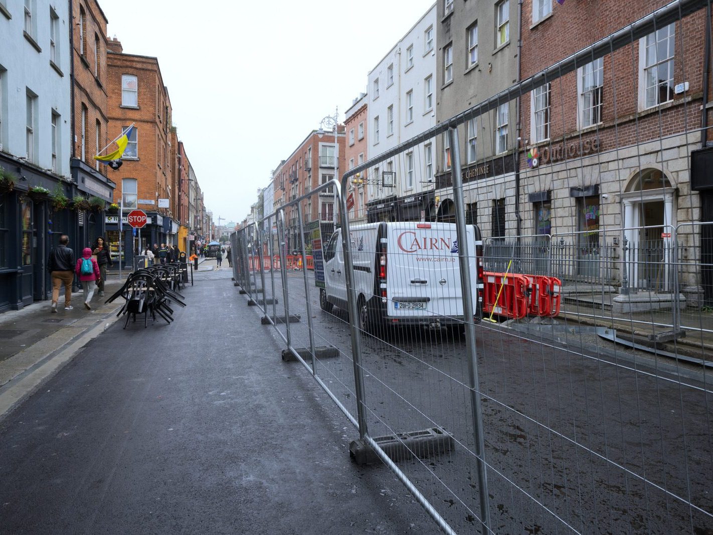 CAPEL STREET ON A DULL WET DAY [INTERIM CAPEL STREET IMPROVEMENT WORKS ARE NOW ONGOING] 008