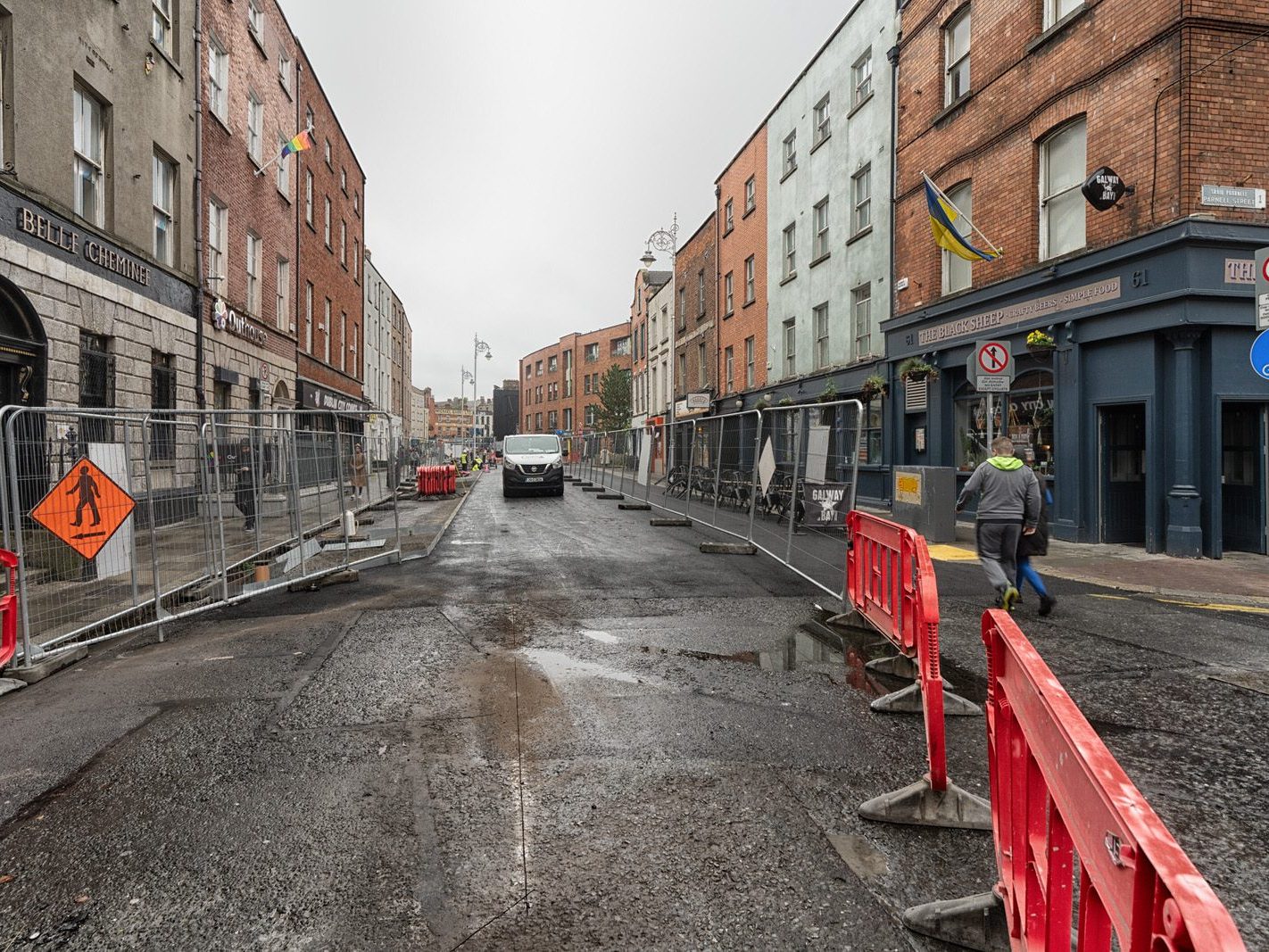 CAPEL STREET ON A DULL WET DAY [INTERIM CAPEL STREET IMPROVEMENT WORKS ARE NOW ONGOING] 010