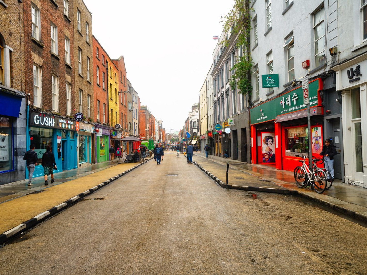 CAPEL STREET ON A DULL WET DAY [INTERIM CAPEL STREET IMPROVEMENT WORKS ARE NOW ONGOING] 014