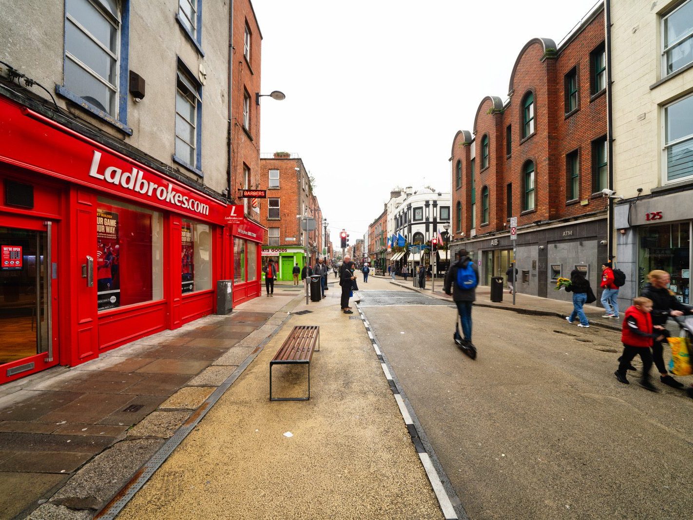 CAPEL STREET ON A DULL WET DAY [INTERIM CAPEL STREET IMPROVEMENT WORKS ARE NOW ONGOING] 015