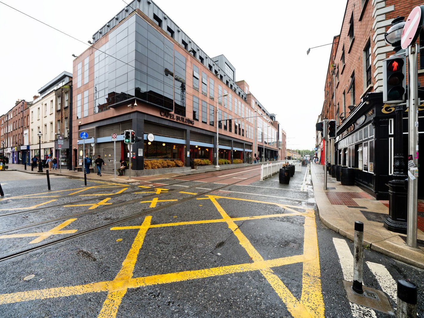 CAPEL STREET ON A DULL WET DAY [INTERIM CAPEL STREET IMPROVEMENT WORKS ARE NOW ONGOING] 020