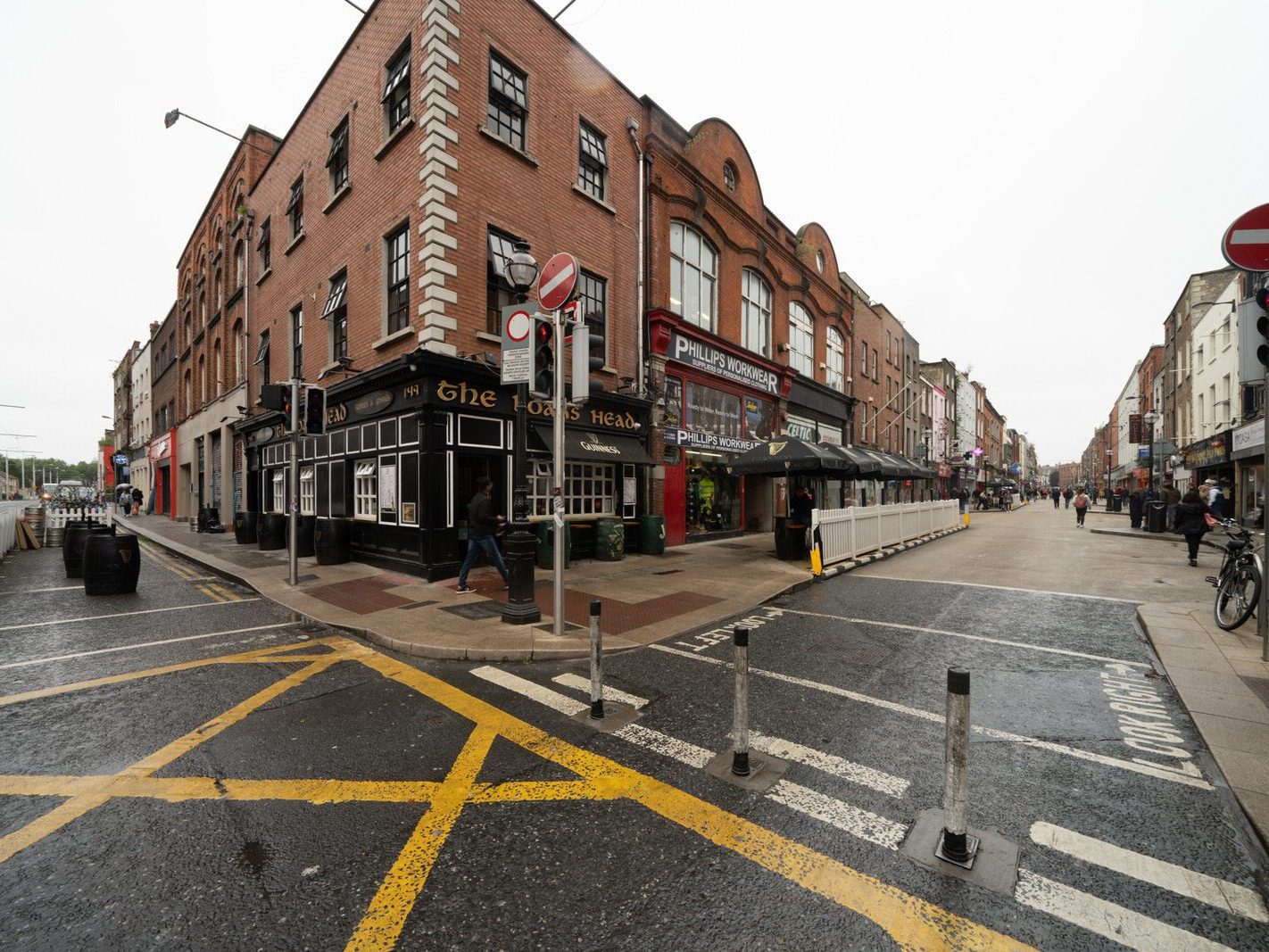 CAPEL STREET ON A DULL WET DAY [INTERIM CAPEL STREET IMPROVEMENT WORKS ARE NOW ONGOING] 022