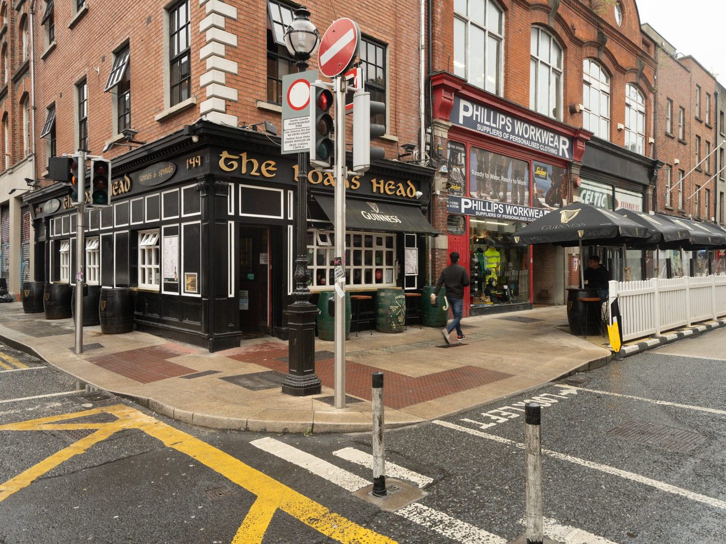 CAPEL STREET ON A DULL WET DAY [INTERIM CAPEL STREET IMPROVEMENT WORKS ARE NOW ONGOING] 023