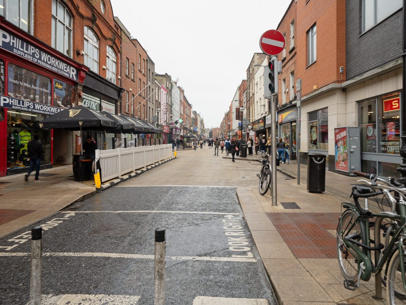 CAPEL STREET ON A DULL WET DAY [INTERIM CAPEL STREET IMPROVEMENT WORKS ARE NOW ONGOING] 024