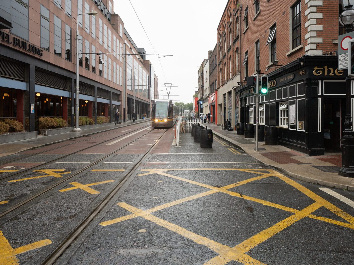 CAPEL STREET ON A DULL WET DAY [INTERIM CAPEL STREET IMPROVEMENT WORKS ARE NOW ONGOING] 026