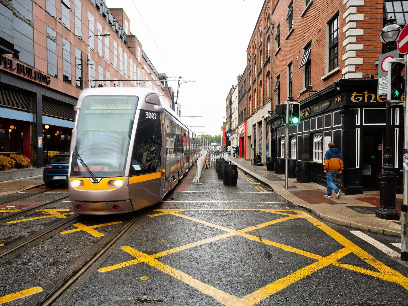 CAPEL STREET ON A DULL WET DAY [INTERIM CAPEL STREET IMPROVEMENT WORKS ARE NOW ONGOING] 028