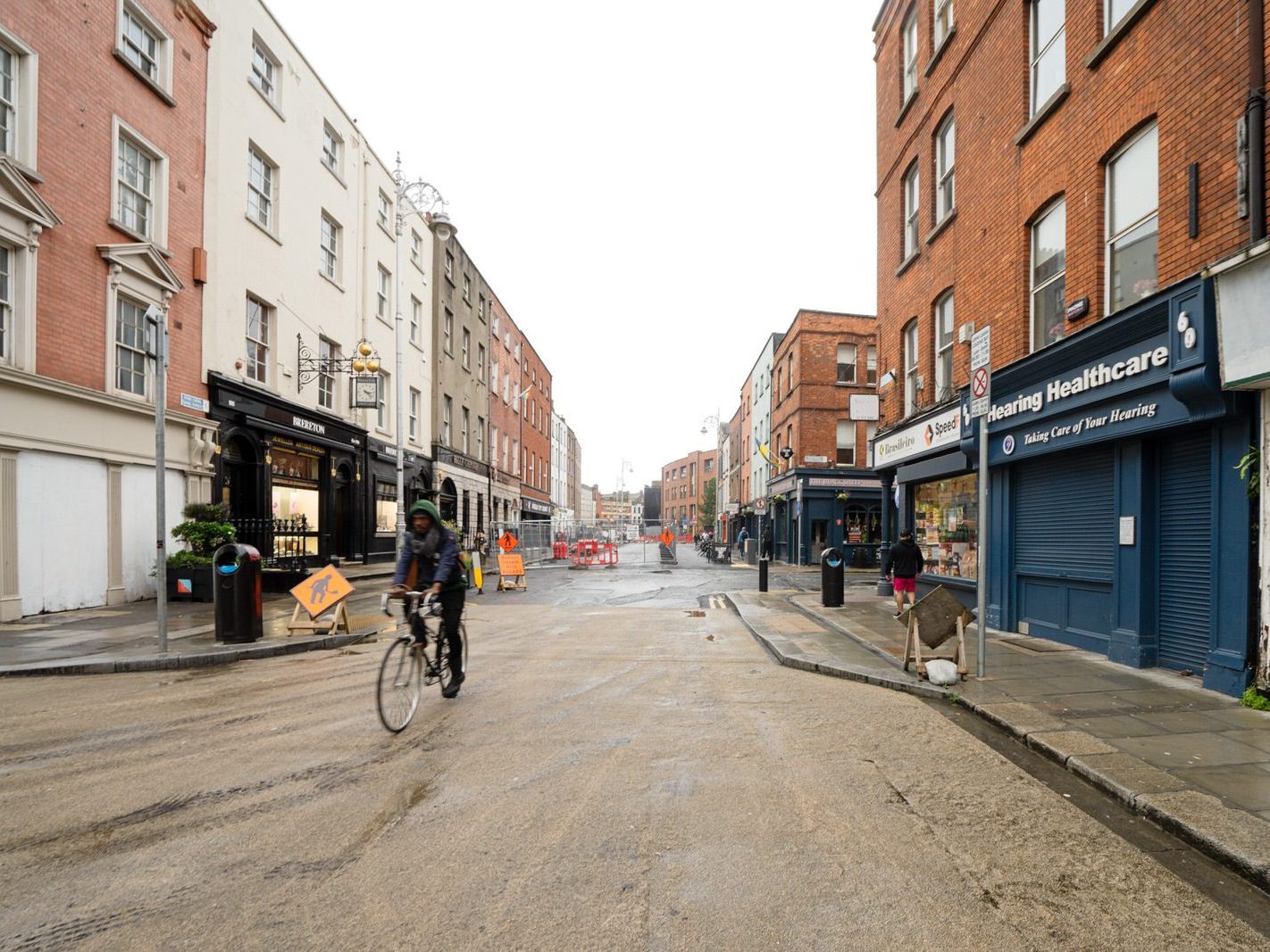 CAPEL STREET ON A DULL WET DAY [INTERIM CAPEL STREET IMPROVEMENT WORKS ARE NOW ONGOING] 031