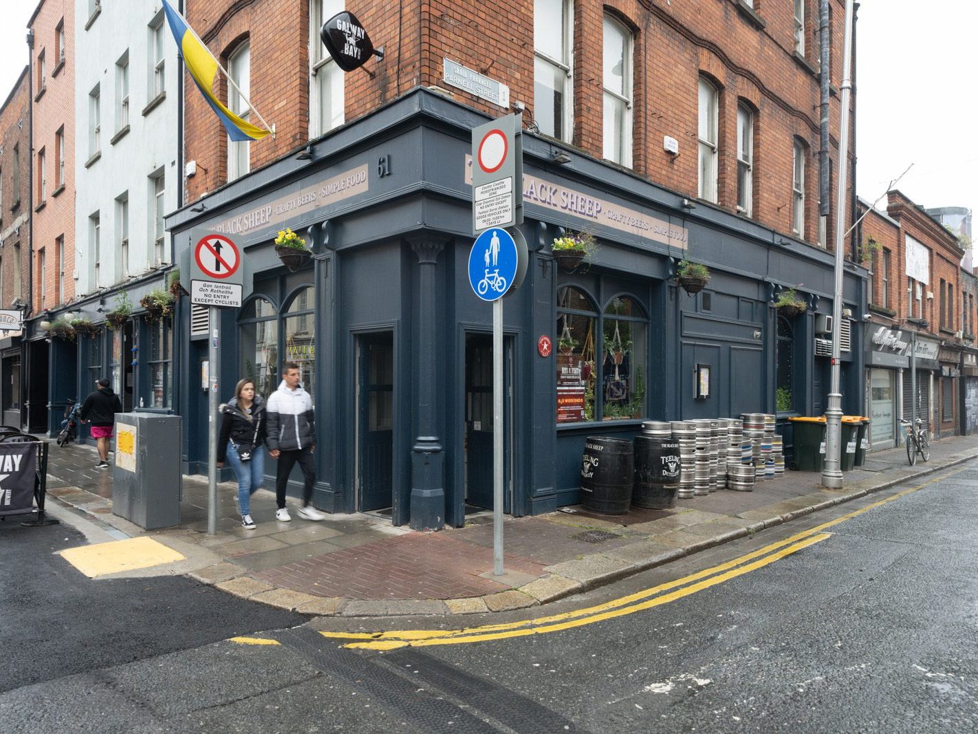 CAPEL STREET ON A DULL WET DAY [INTERIM CAPEL STREET IMPROVEMENT WORKS ARE NOW ONGOING] 033