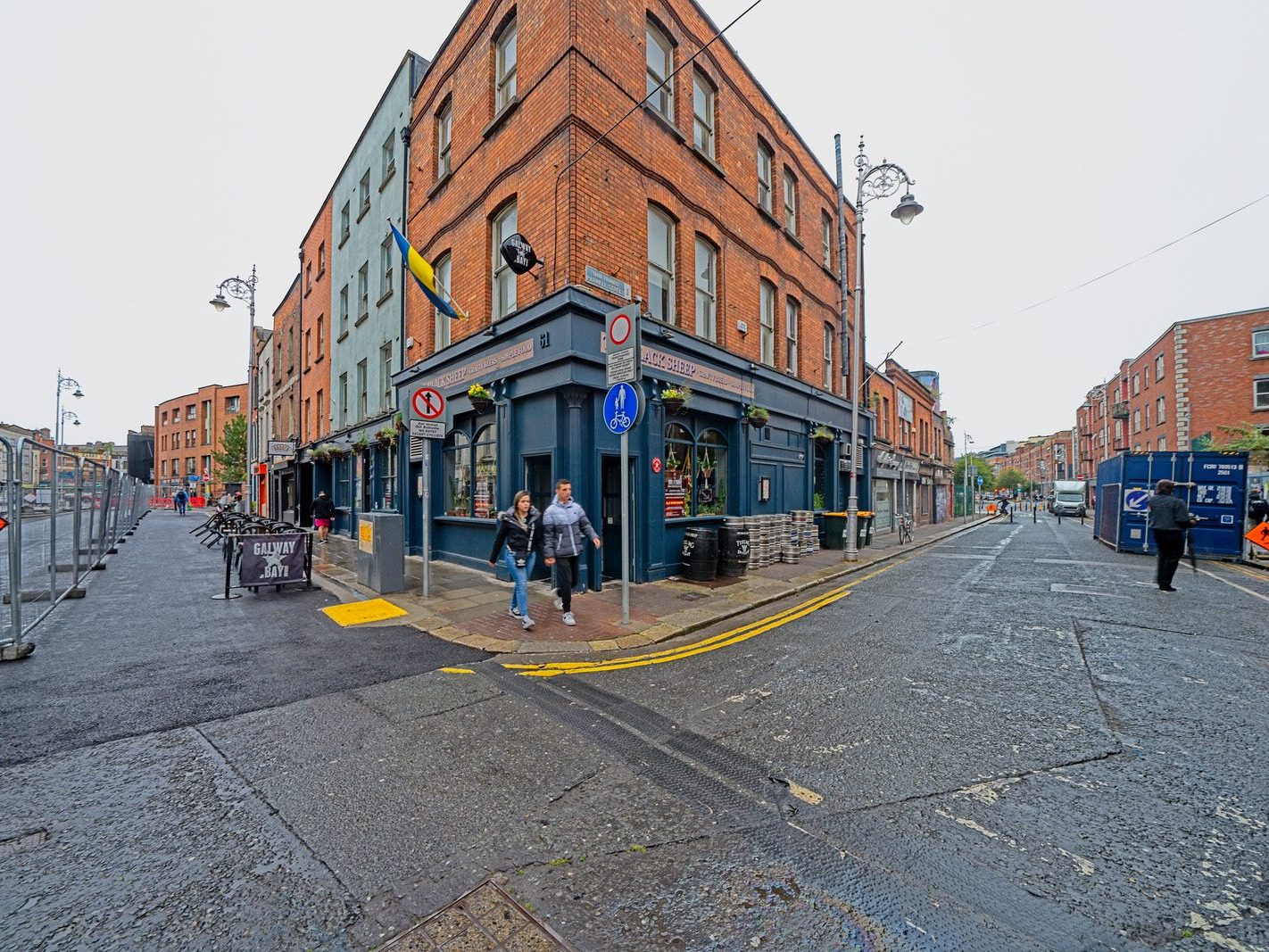CAPEL STREET ON A DULL WET DAY [INTERIM CAPEL STREET IMPROVEMENT WORKS ARE NOW ONGOING] 034