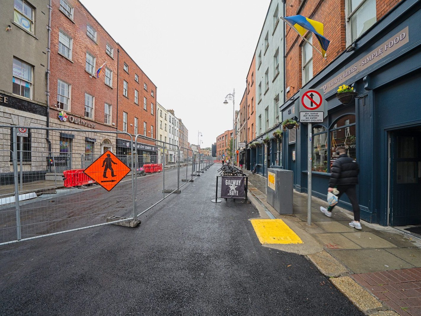 CAPEL STREET ON A DULL WET DAY [INTERIM CAPEL STREET IMPROVEMENT WORKS ARE NOW ONGOING] 035