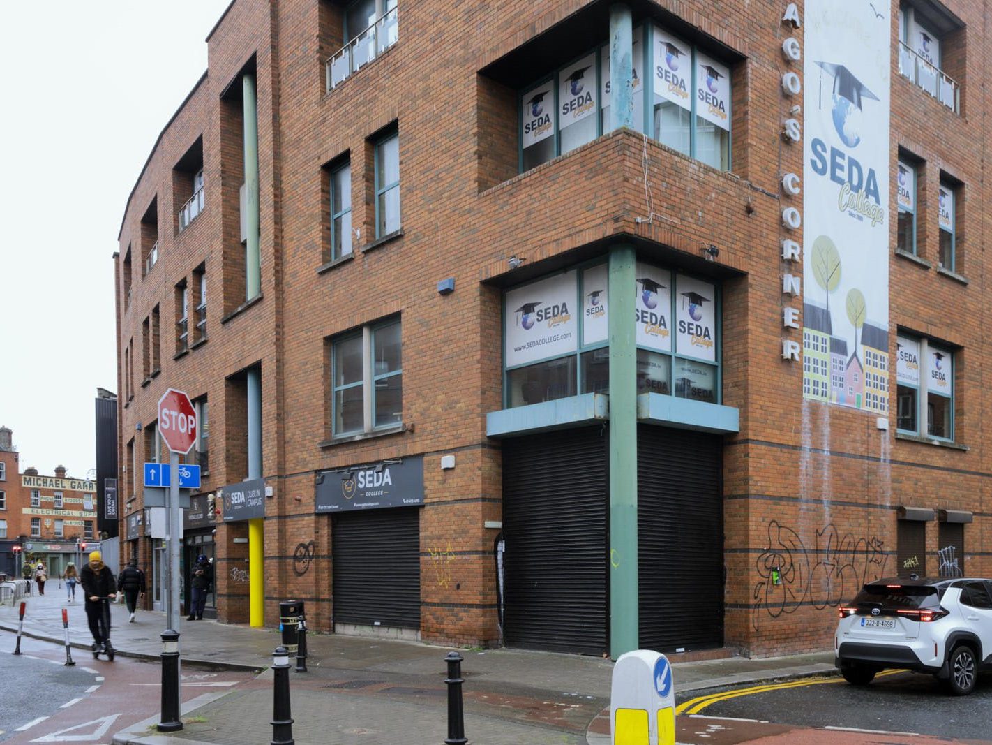 CAPEL STREET ON A DULL WET DAY [INTERIM CAPEL STREET IMPROVEMENT WORKS ARE NOW ONGOING] 036