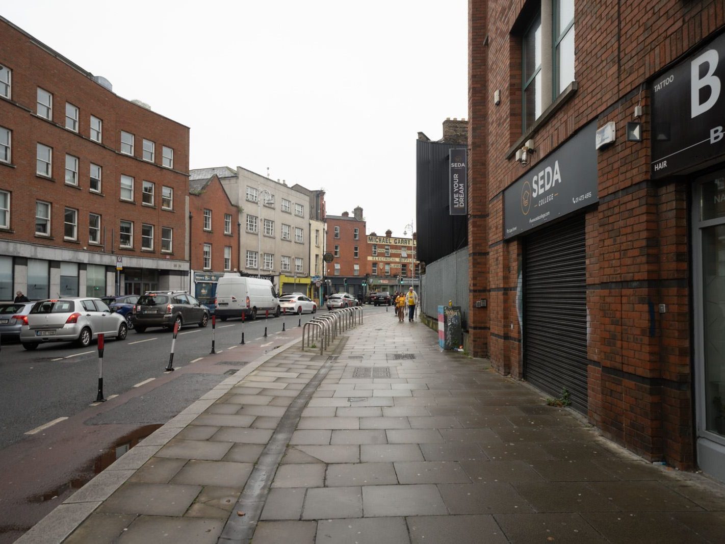 CAPEL STREET ON A DULL WET DAY [INTERIM CAPEL STREET IMPROVEMENT WORKS ARE NOW ONGOING] 039