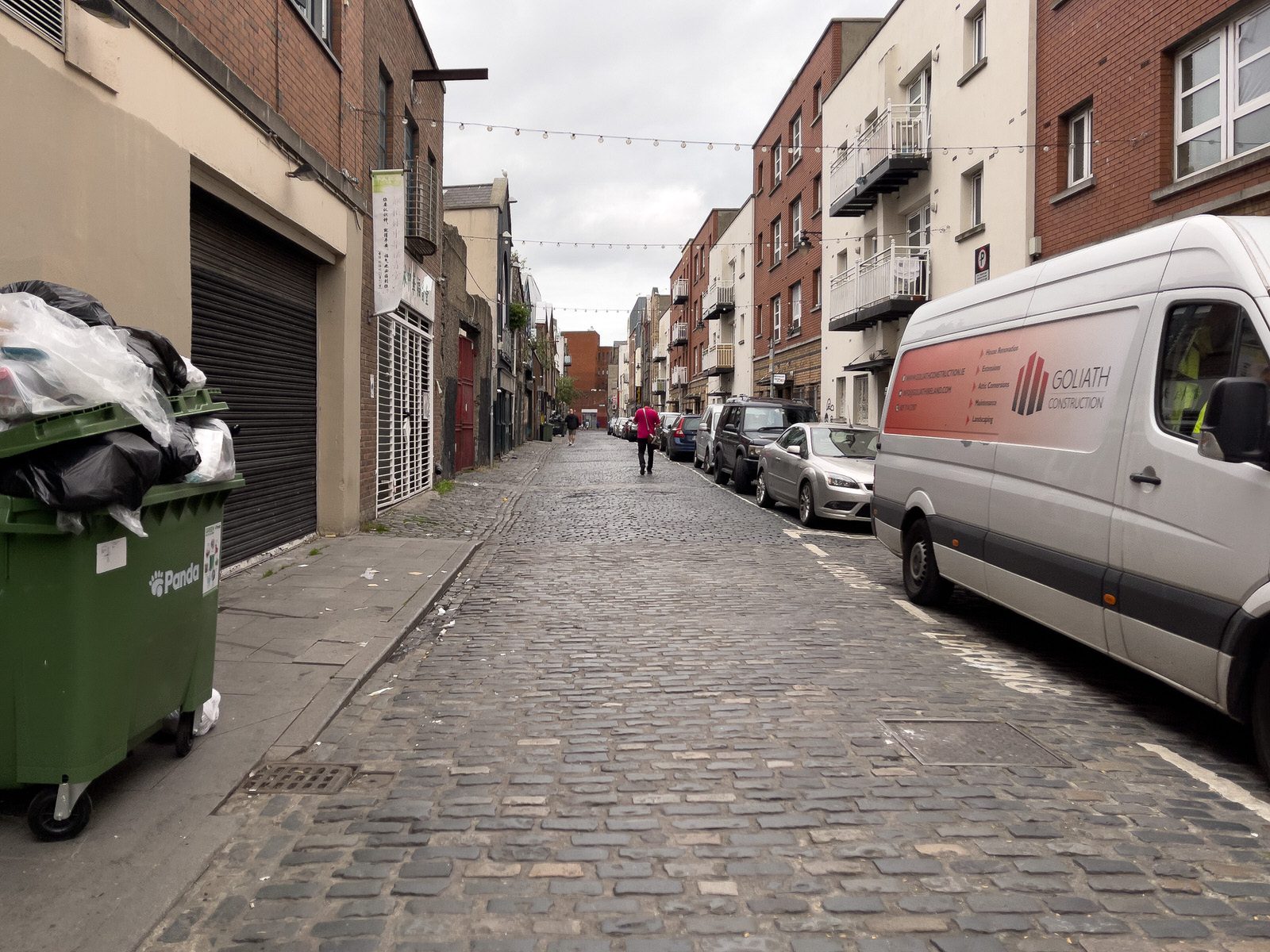 THE STREET SIGN SAYS NORTH LOTTS [A HISTORIC AREA OF DUBLIN]--225687-1