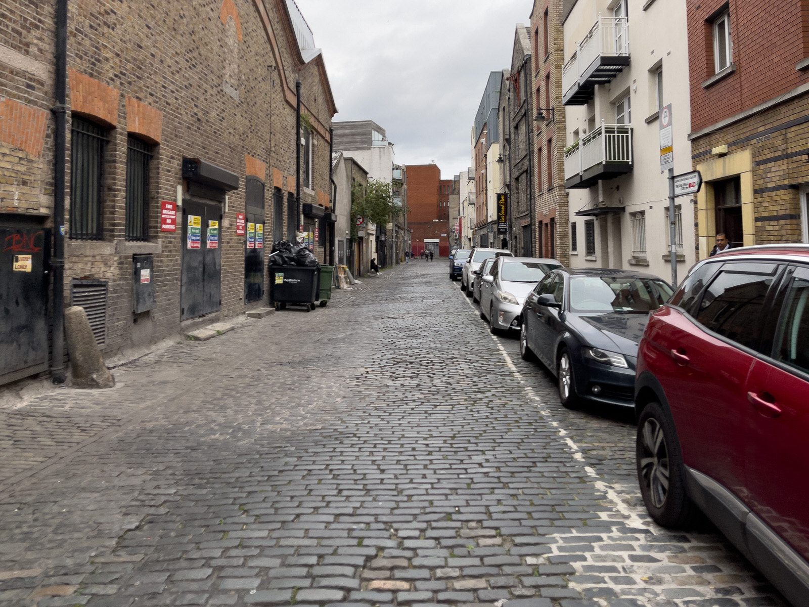 THE STREET SIGN SAYS NORTH LOTTS [A HISTORIC AREA OF DUBLIN]--225697-1