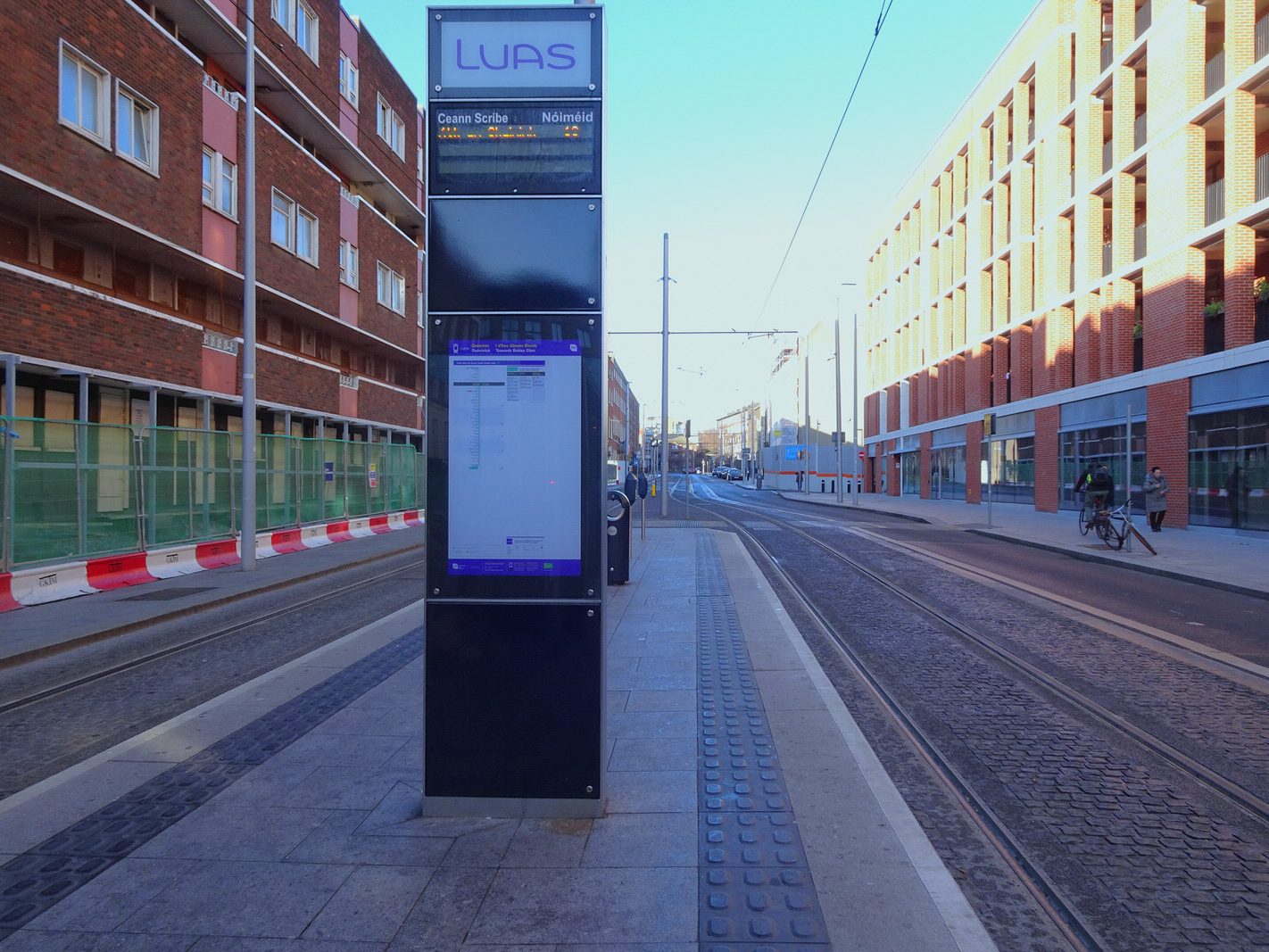 I USUALLY AVOID THE DOMINICK STREET LUAS TRAM STOP 002