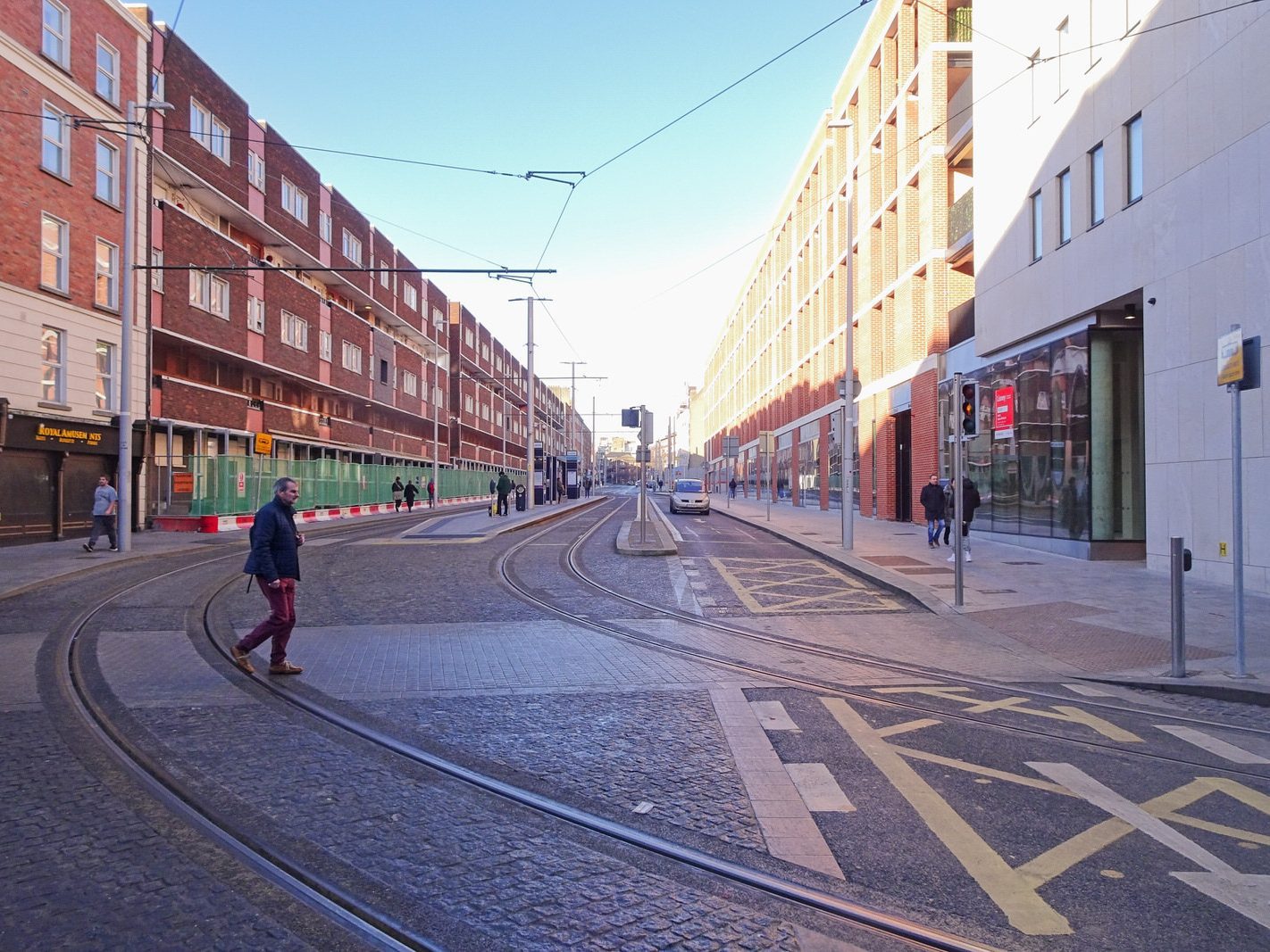 I USUALLY AVOID THE DOMINICK STREET LUAS TRAM STOP 001
