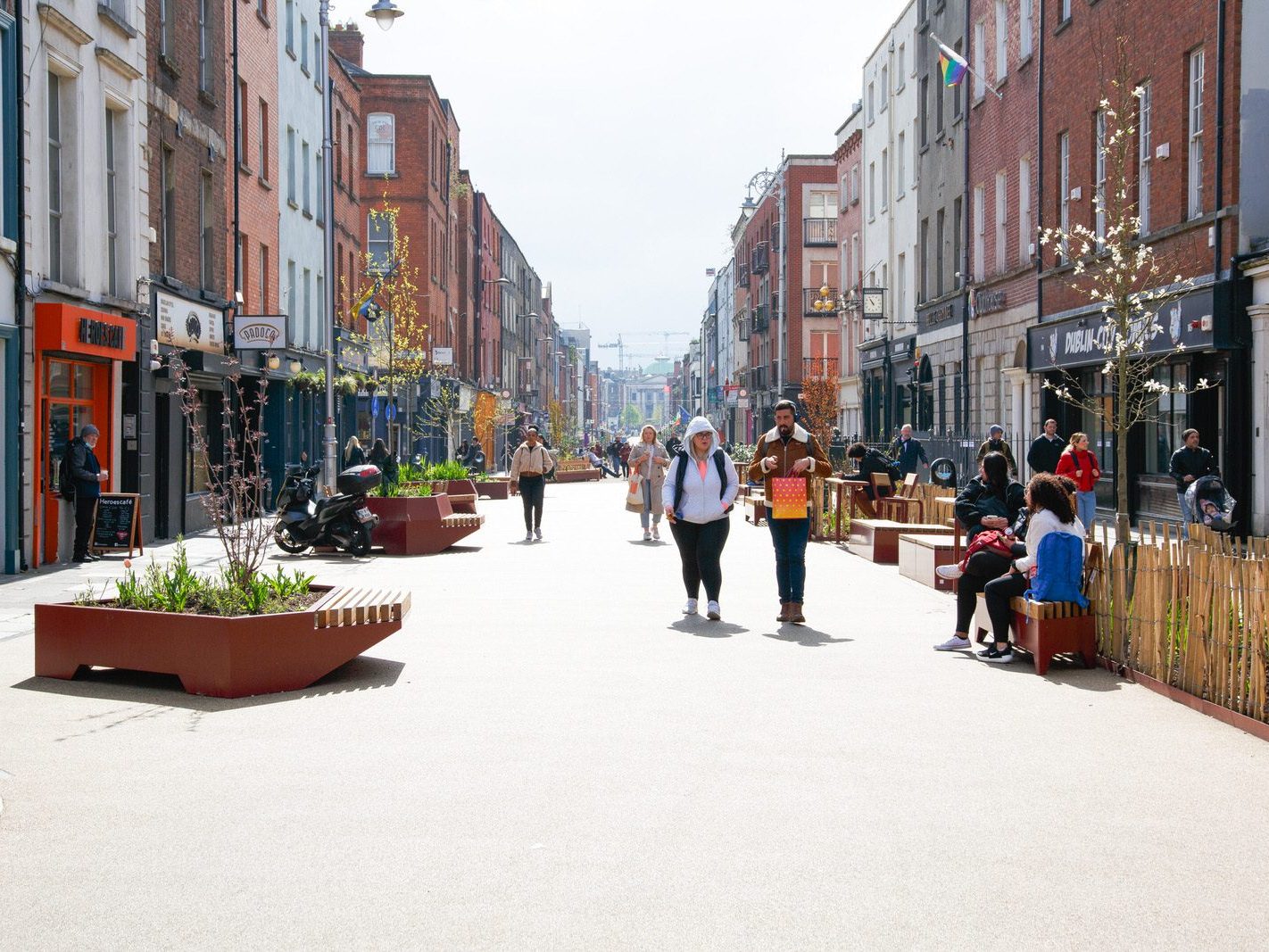 CAPEL STREET [THE RECONFIGURATION WORK HAS BEGUN AT THE LIFFEY END OF THE STREET]-223733-1