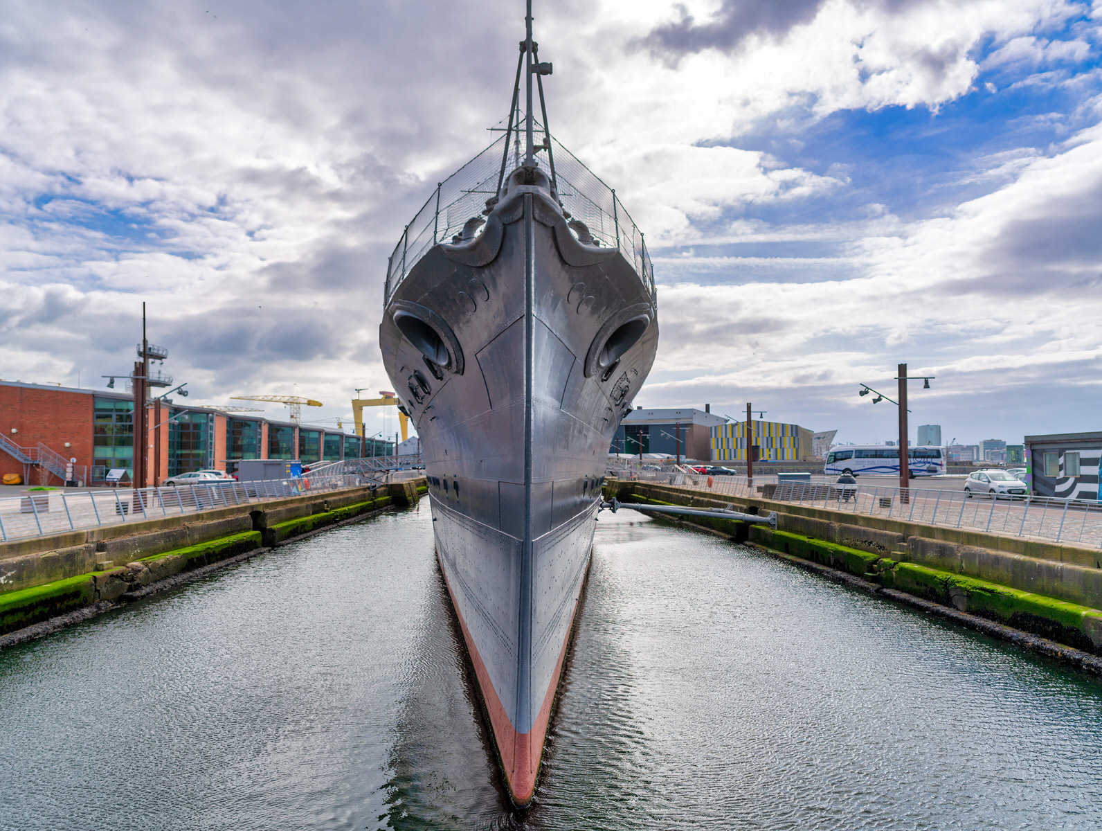 HMS CAROLINE IS AN ATTRACTIVE SHIP [NOW A MUSEUM SHIP AT ALEXANDRA DOCK IN BELFAST]
 002