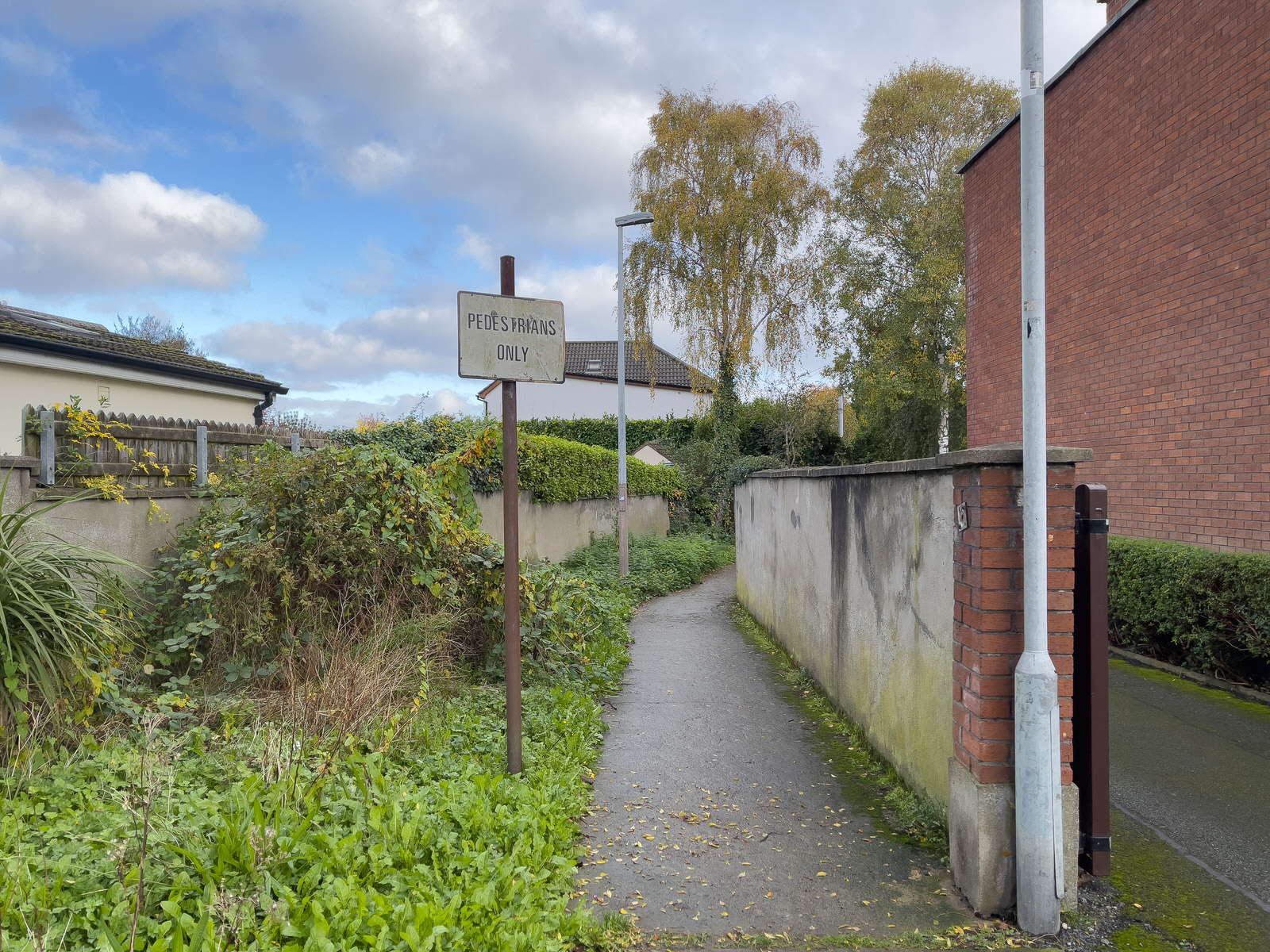 A PEDESTRIAN ONLY LANEWAY IN CLONSKEAGH [CONNECTING BEECHMOUNT DRIVE TO GLEDSWOOD AVENUE]
 002