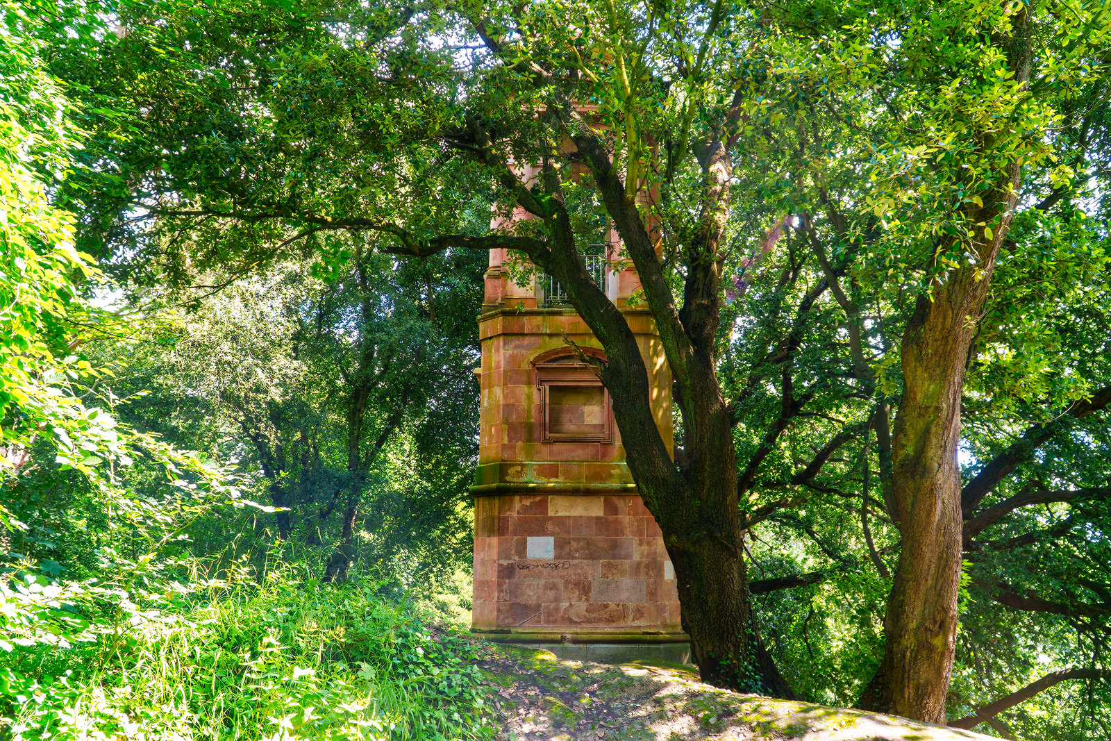 ROMAN TOWER ONE OF MANY FOLLIES AT ST ANNE'S PARK [TOMB OF JULII]
 004