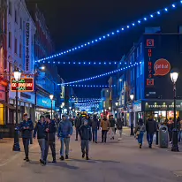 DUBLIN CITY CENTRE AT NIGHT 16 NOVEMBER 2025 [WE ARE GETTING READY FOR CHRISTMAS]-260560-1