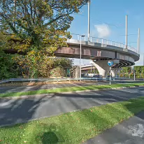 THE LUAS VIADUCT AT CENTRAL PARK - SANDYFORD [2 NOVEMBER 2025]-259512-1