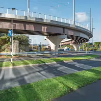 THE LUAS VIADUCT AT CENTRAL PARK - SANDYFORD [2 NOVEMBER 2025]-259513-1