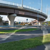 THE LUAS VIADUCT AT CENTRAL PARK - SANDYFORD [2 NOVEMBER 2025]-259514-1