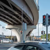 THE LUAS VIADUCT AT CENTRAL PARK - SANDYFORD [2 NOVEMBER 2025]-259518-1