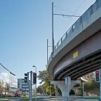 THE LUAS VIADUCT AT CENTRAL PARK - SANDYFORD [2 NOVEMBER 2025]-259521-1