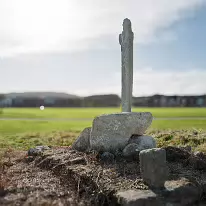 THE LAUGHANSTOWN BISHOPS FIELD HIGH CROSS NEAR TULLY CHURCH [PHOTOGRAPHED USING A LEICA Q3]-259196
