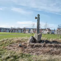 THE LAUGHANSTOWN BISHOPS FIELD HIGH CROSS NEAR TULLY CHURCH [PHOTOGRAPHED USING A LEICA Q3]-259198