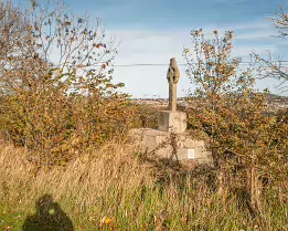 THE LAUGHANSTOWN ROADSIDE HIGH CROSS NEAR TULLY CHURCH [PHOTOGRAPHED USING A LEICA Q3]-259181