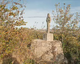 THE LAUGHANSTOWN ROADSIDE HIGH CROSS NEAR TULLY CHURCH [PHOTOGRAPHED USING A LEICA Q3]-259182