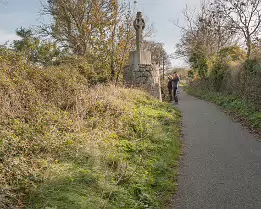 THE LAUGHANSTOWN ROADSIDE HIGH CROSS NEAR TULLY CHURCH [PHOTOGRAPHED USING A LEICA Q3]-259185