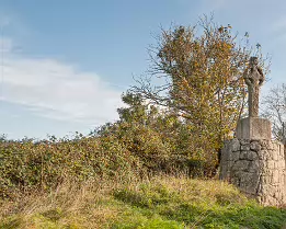 THE LAUGHANSTOWN ROADSIDE HIGH CROSS NEAR TULLY CHURCH [PHOTOGRAPHED USING A LEICA Q3]-259187