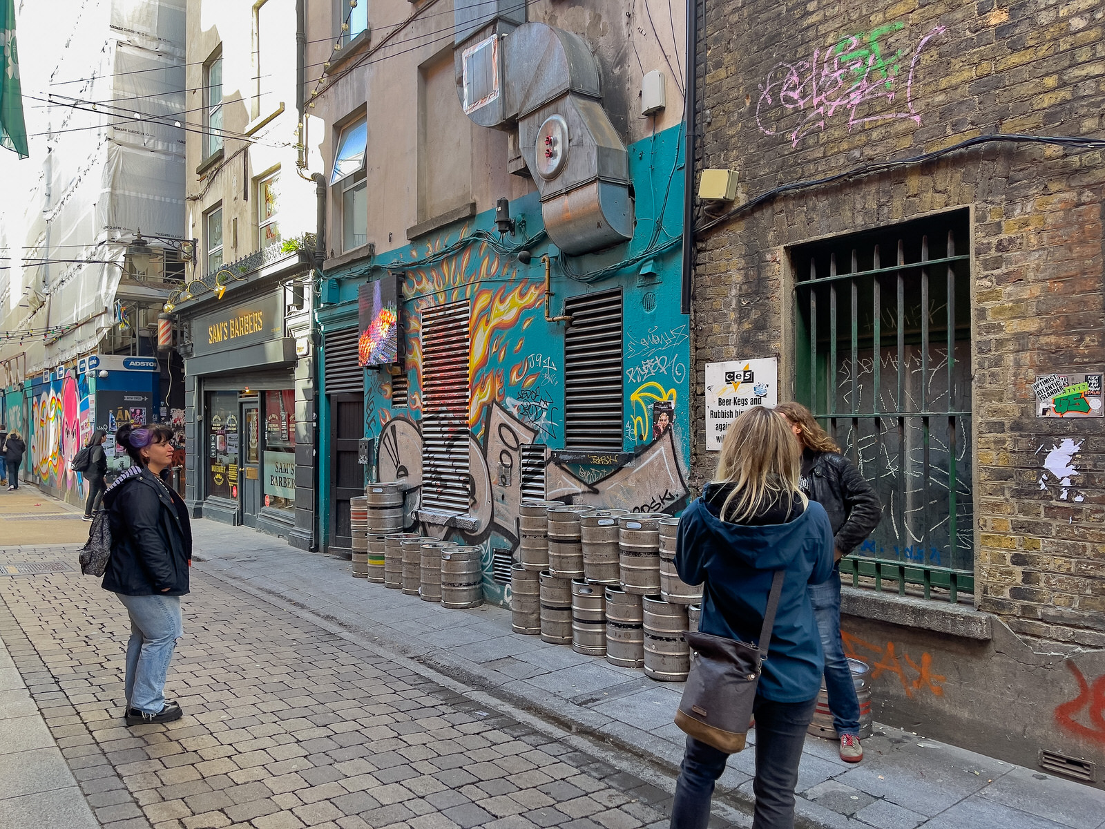 DAME LANE [CONNECTING GREAT SOUTH GEORGE'S STREET TO TRINITY LANE]
 001