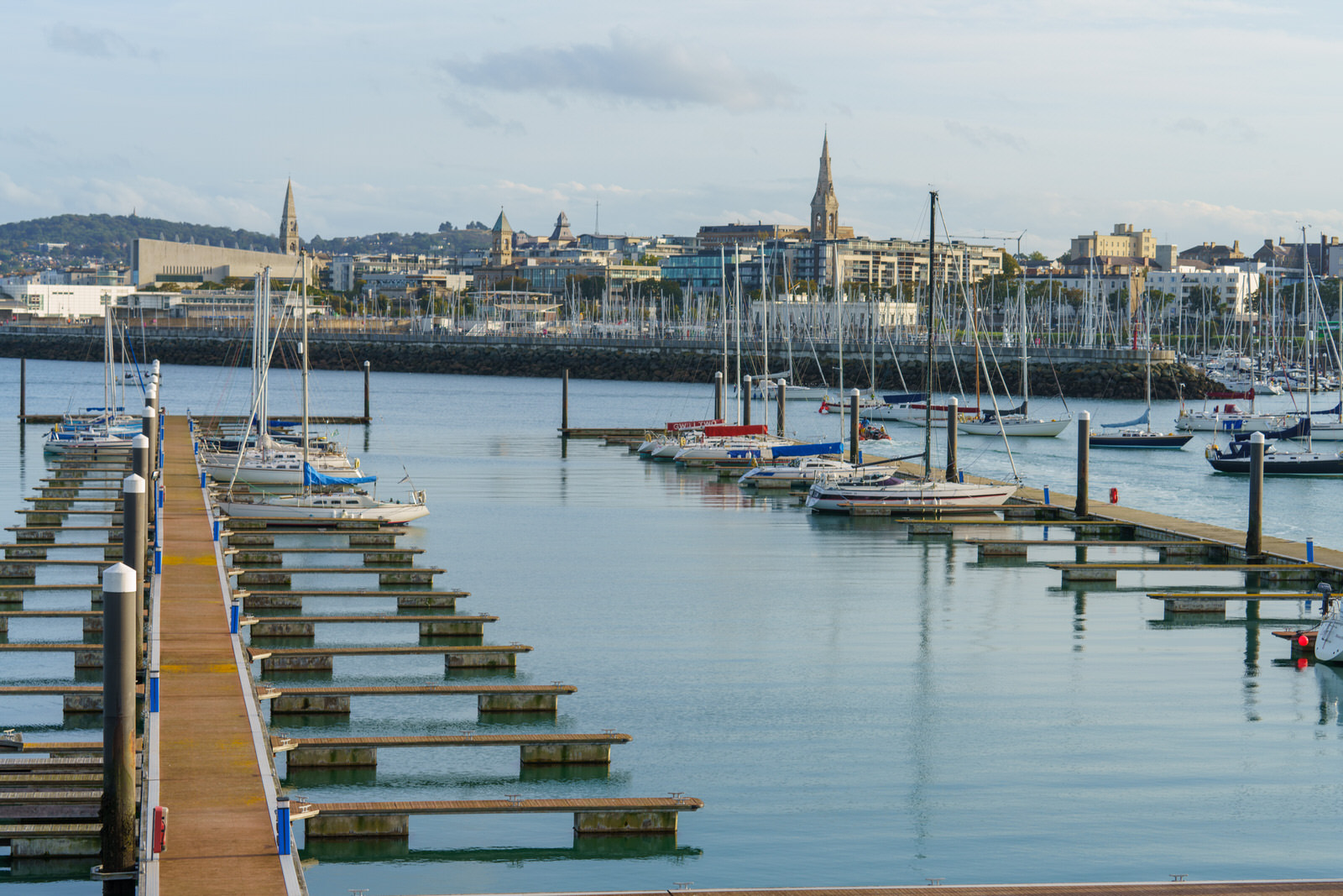 THE SECTION OF THE MARINA NEAR THE WESTERN BREAKWATER [DUN LAOGHAIRE HARBOUR]
 002