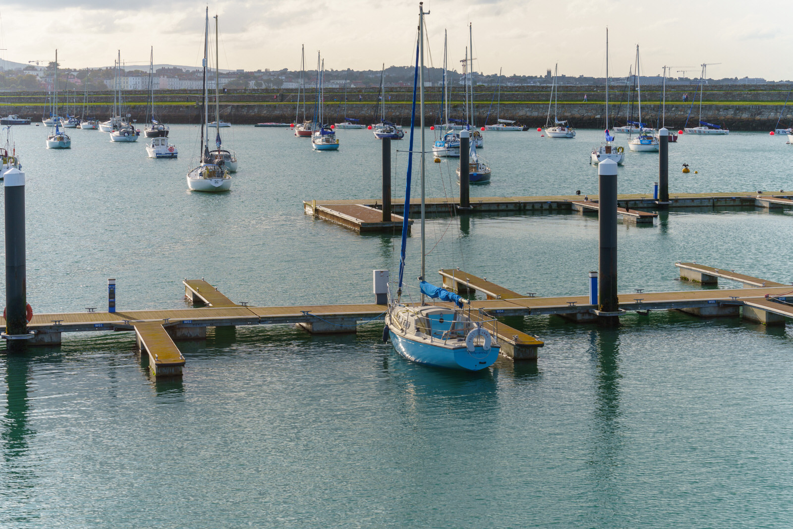 THE SECTION OF THE MARINA NEAR THE WESTERN BREAKWATER [DUN LAOGHAIRE HARBOUR]
 004