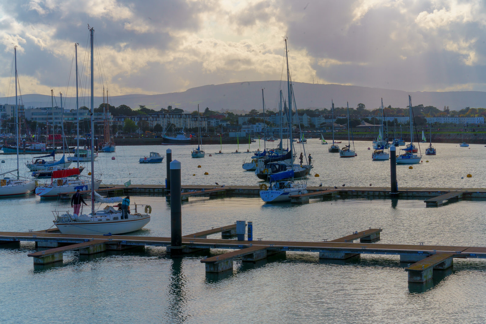 THE SECTION OF THE MARINA NEAR THE WESTERN BREAKWATER [DUN LAOGHAIRE HARBOUR]
 008
