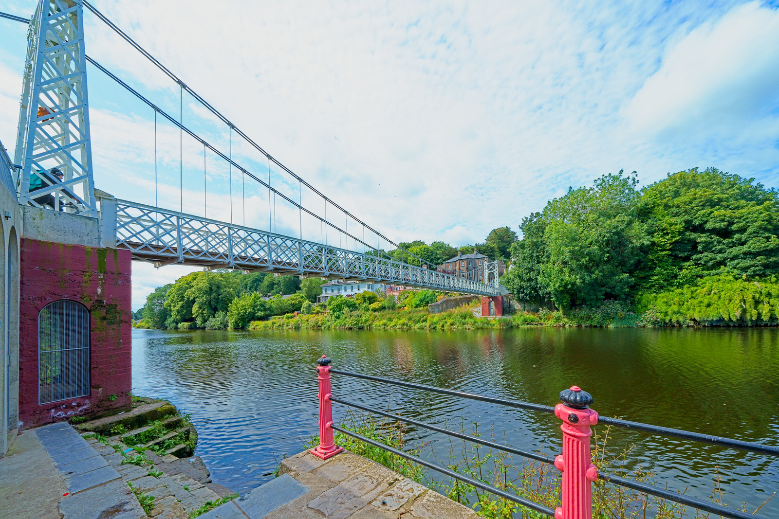 THE REPAIRED AND RESTORED SHAKEY BRIDGE ACROSS THE RIVER LEE [THERE IS A LITTLE TEDDY BEAR IN SOME OF THE IMAGES]
 002