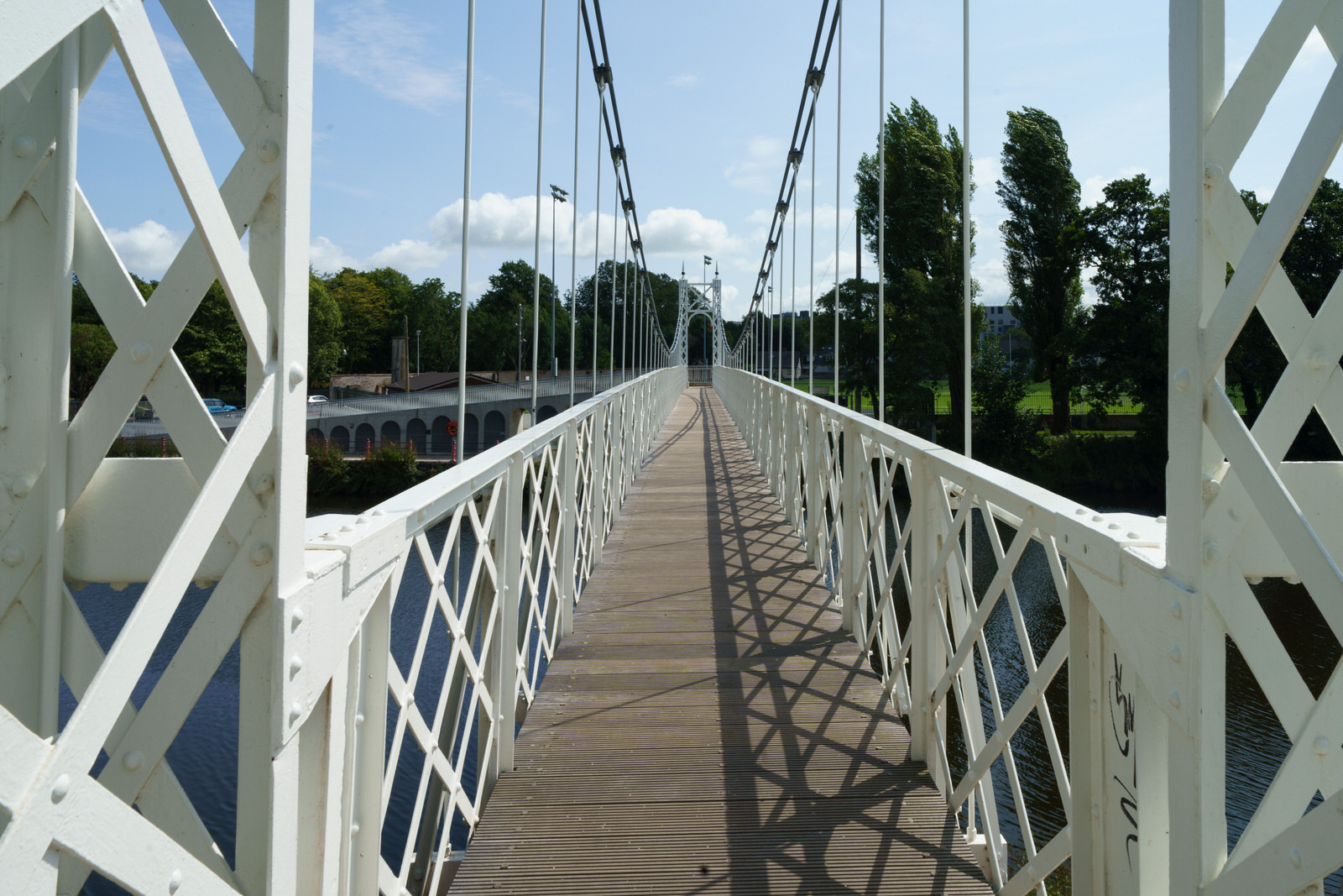 THE REPAIRED AND RESTORED SHAKEY BRIDGE ACROSS THE RIVER LEE [THERE IS A LITTLE TEDDY BEAR IN SOME OF THE IMAGES]
 011