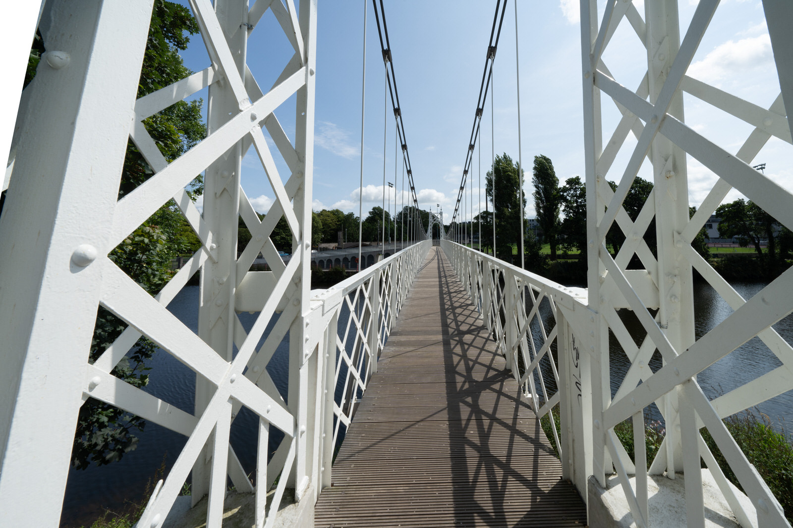 THE REPAIRED AND RESTORED SHAKEY BRIDGE ACROSS THE RIVER LEE [THERE IS A LITTLE TEDDY BEAR IN SOME OF THE IMAGES]
 012