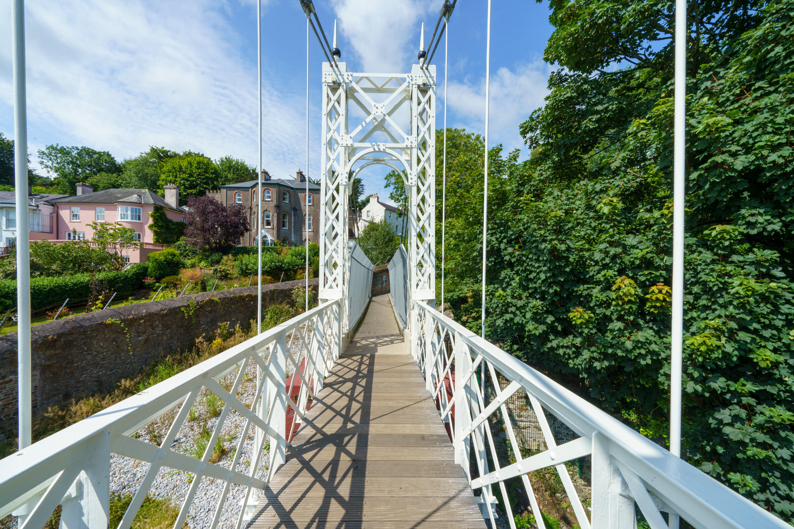 THE REPAIRED AND RESTORED SHAKEY BRIDGE ACROSS THE RIVER LEE [THERE IS A LITTLE TEDDY BEAR IN SOME OF THE IMAGES]
 014