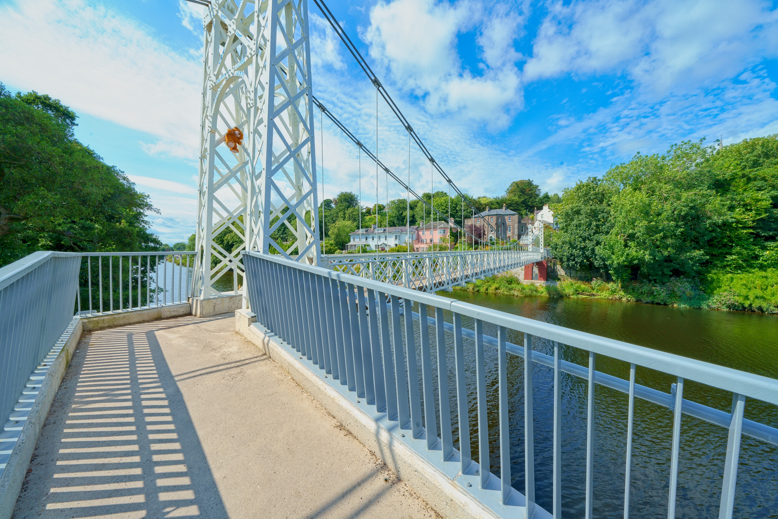 THE REPAIRED AND RESTORED SHAKEY BRIDGE ACROSS THE RIVER LEE [THERE IS A LITTLE TEDDY BEAR IN SOME OF THE IMAGES]
 021