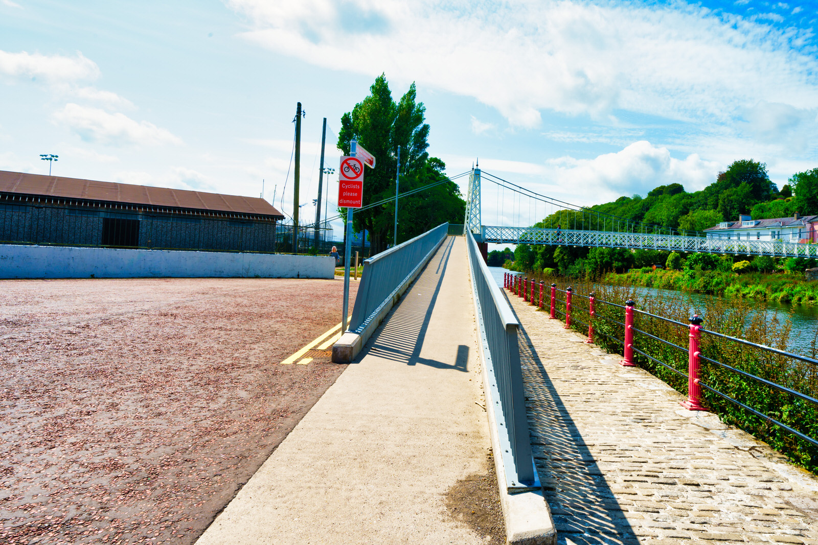 THE REPAIRED AND RESTORED SHAKEY BRIDGE ACROSS THE RIVER LEE [THERE IS A LITTLE TEDDY BEAR IN SOME OF THE IMAGES]
 024