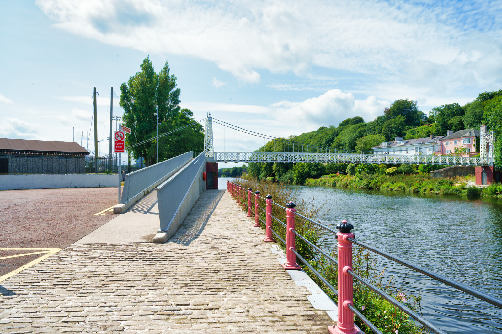 THE REPAIRED AND RESTORED SHAKEY BRIDGE ACROSS THE RIVER LEE [THERE IS A LITTLE TEDDY BEAR IN SOME OF THE IMAGES]
 025