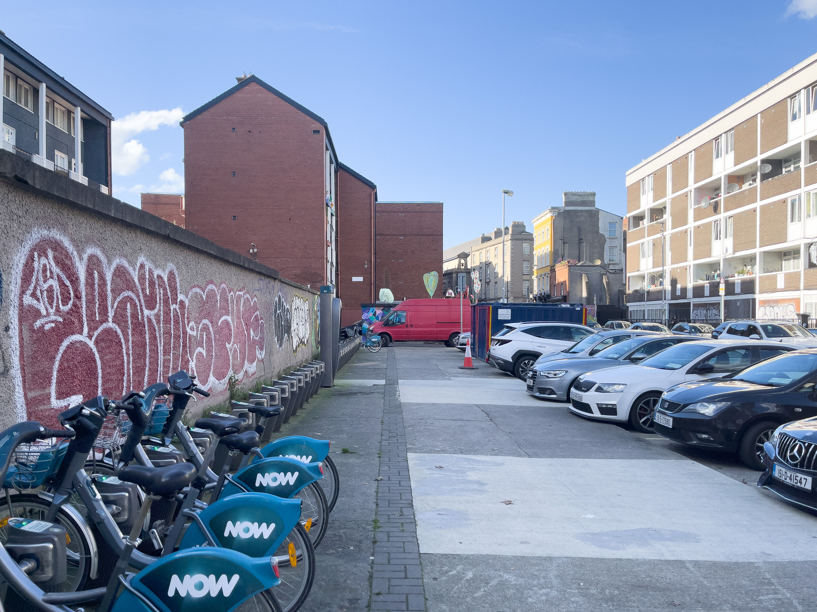 YORK STREET FLATS AND NEARBY [DUBLINBIKES DOCKING STATION 051 IS LOCATED HERE AND AUNGIER PLACE IS NEARBY]
 004