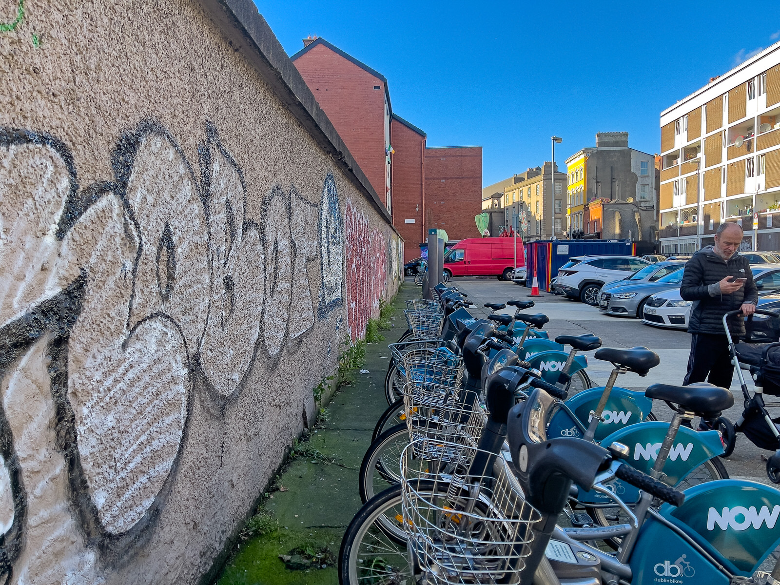 YORK STREET FLATS AND NEARBY [DUBLINBIKES DOCKING STATION 051 IS LOCATED HERE AND AUNGIER PLACE IS NEARBY]
 011