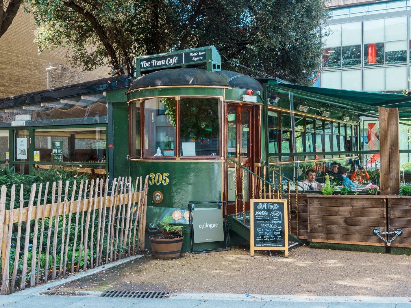 FEATURING TRAM 305 WHICH IS NOW A POPULAR CAFE 004